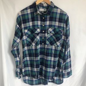 Old navy boyfriend plaid top